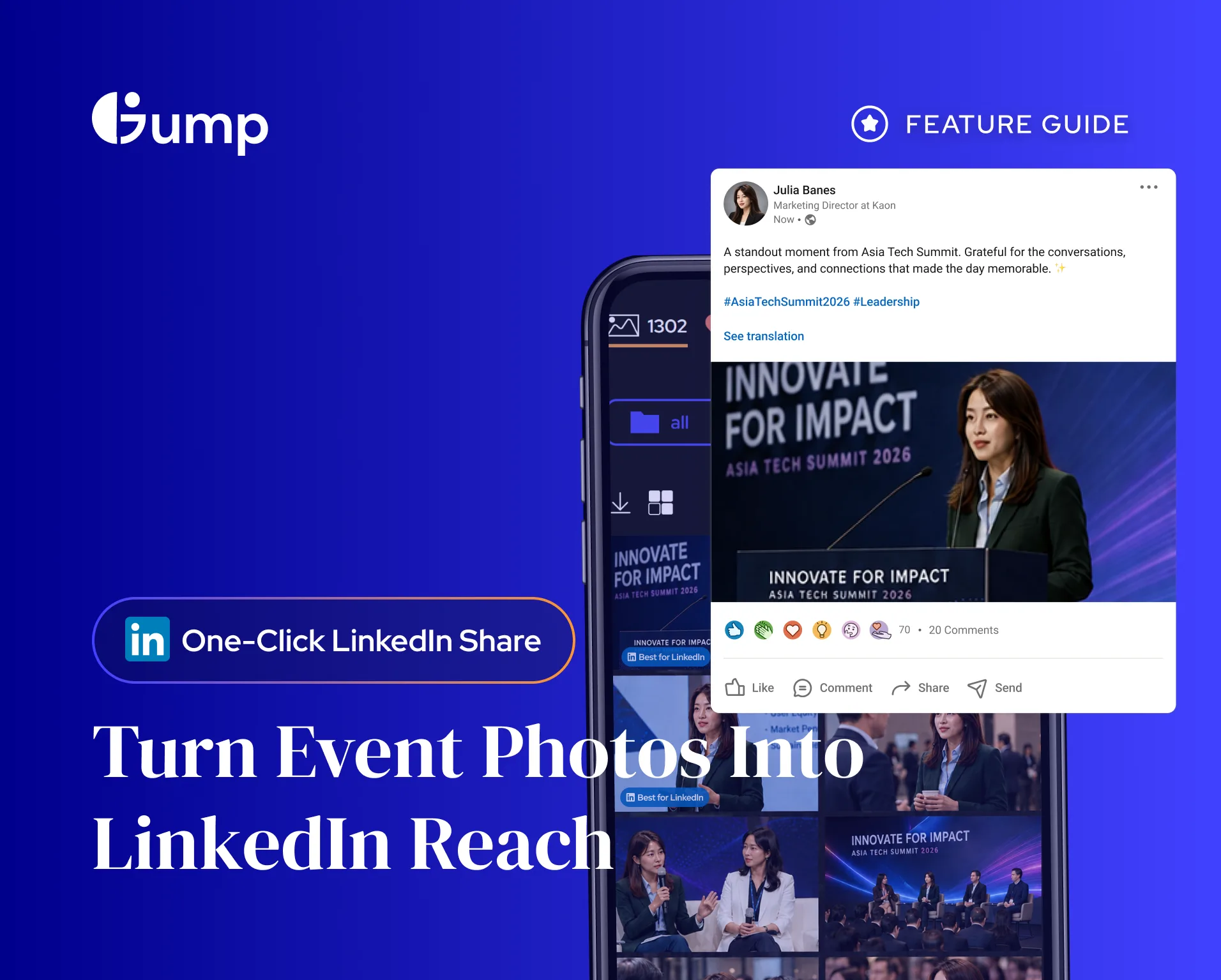 Turn Event Photos Into LinkedIn Reach